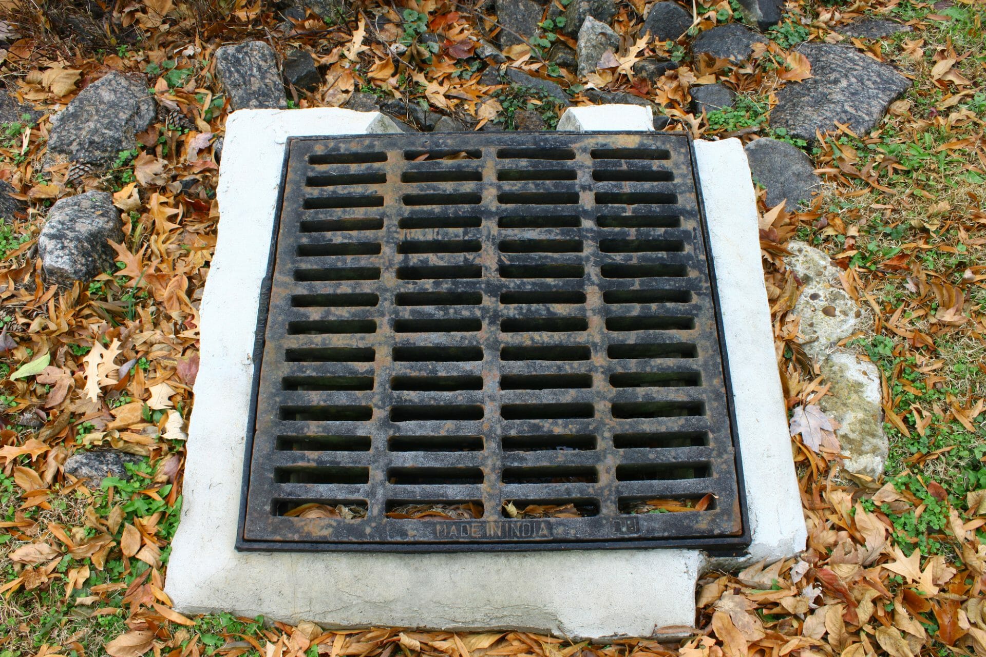 landscape drainage grate